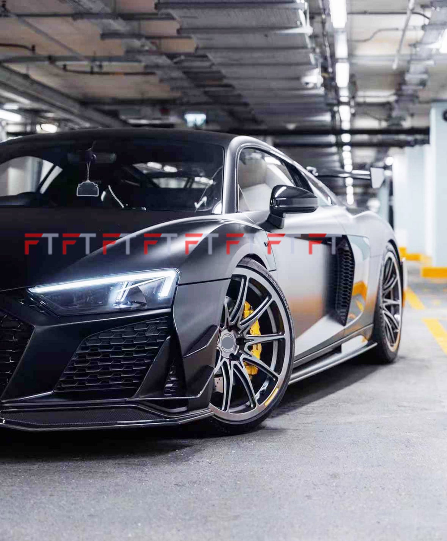 Dry carbon fiber body kit for Audi R8 4S 2019 - 2025 Front Lip Side Skirts Rear Diffuser Spoiler