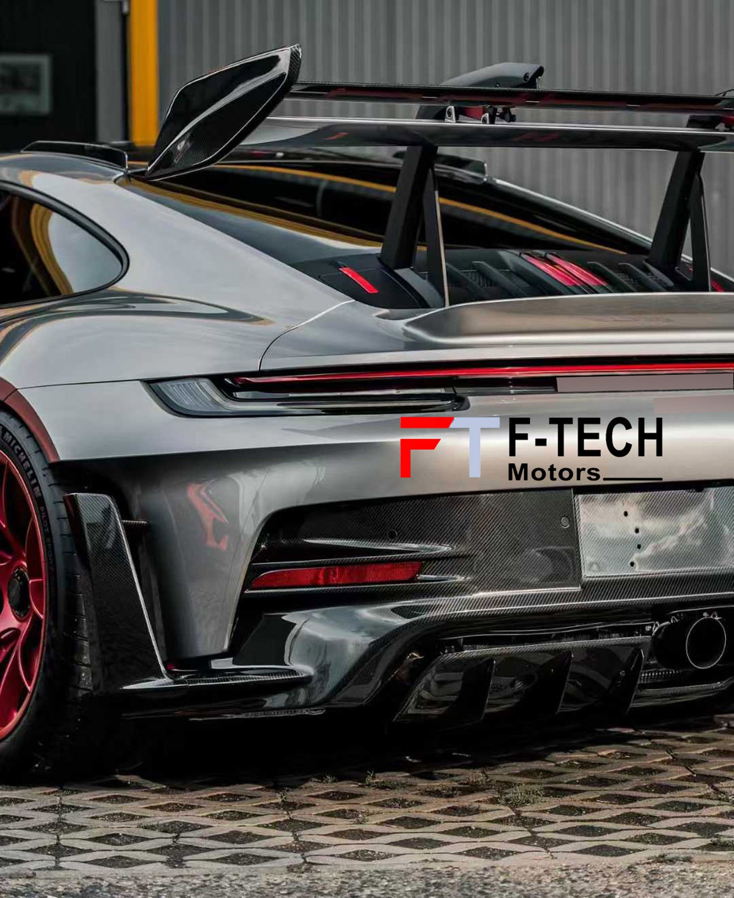 Dry Carbon Fiber Exterior Trim Kit Replacements For Porsche 911 992.1 GT3 RS 2019 - 2023