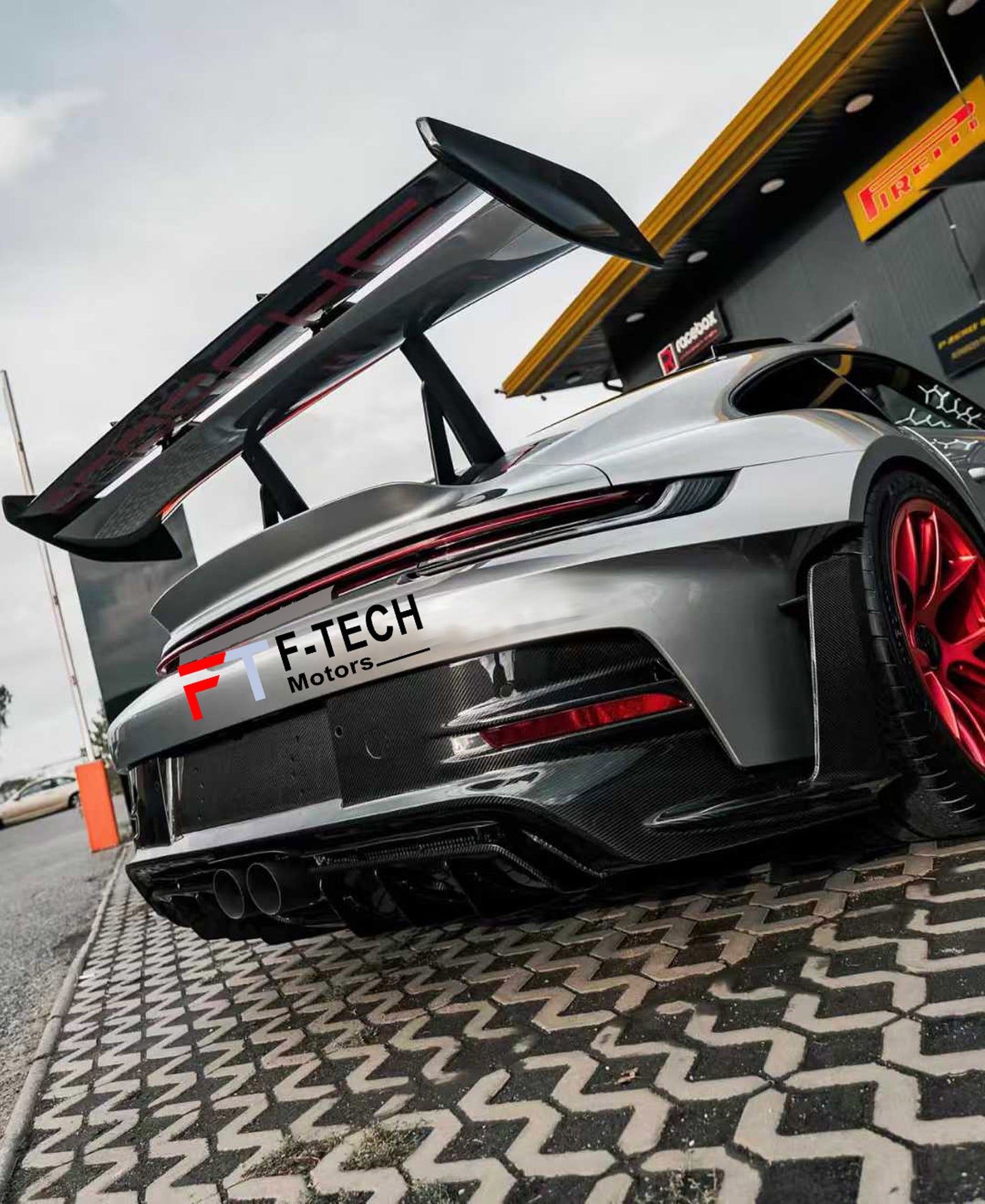 Dry Carbon Fiber Exterior Trim Kit Replacements For Porsche 911 992.1 GT3 RS 2019 - 2023