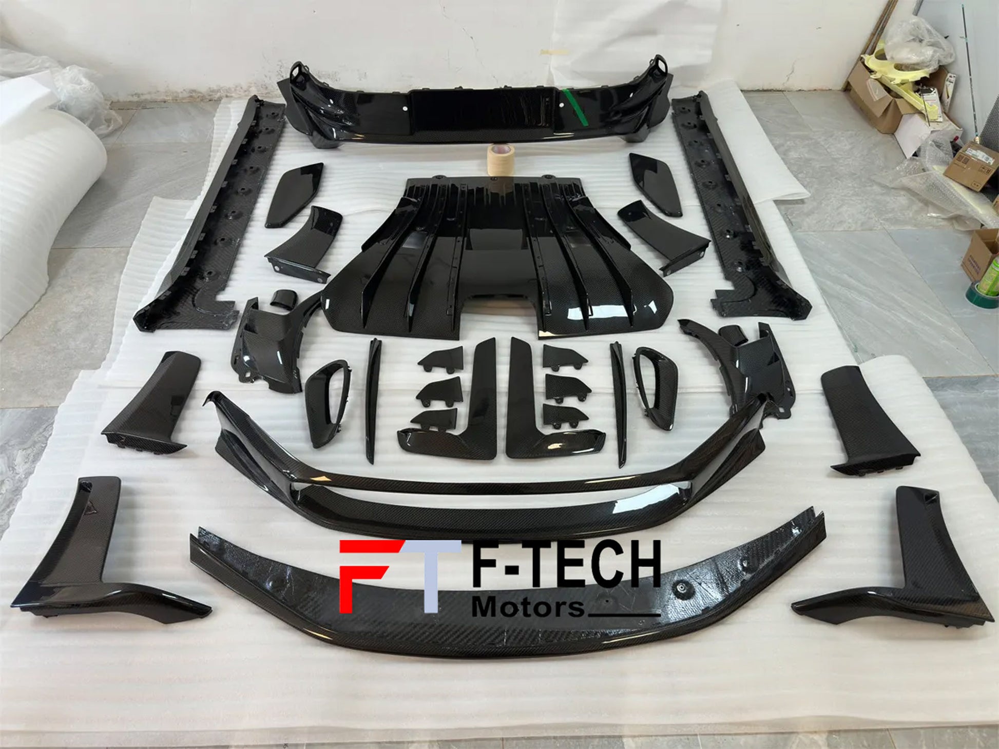 Dry Carbon Fiber Exterior Trim Kit Replacements For Porsche 911 992.1 GT3 RS 2019 - 2023