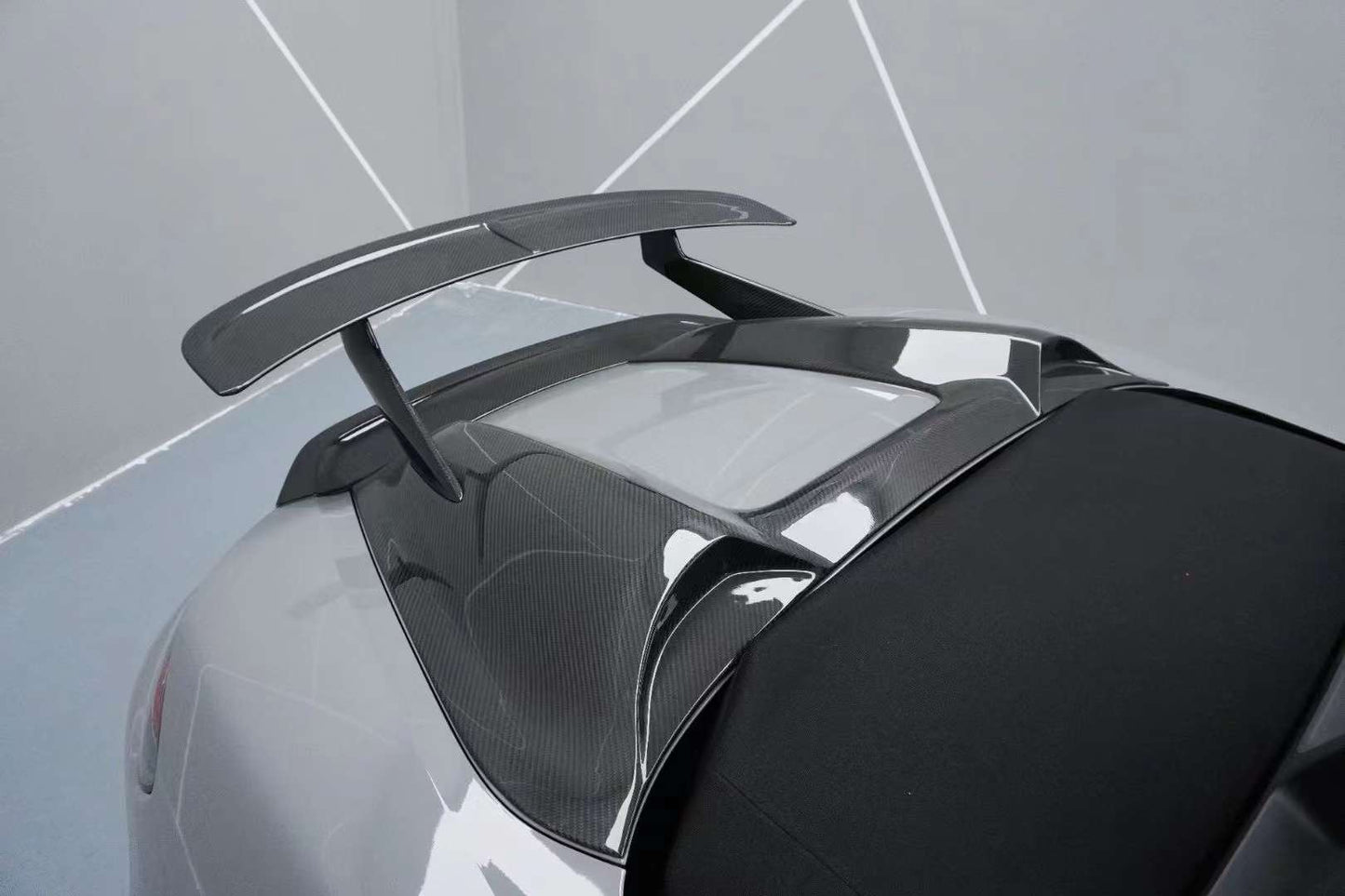 Dry Carbon Fiber Trunk Deck Lid fit Porsche 718 Boxster 982 2016 + Hump