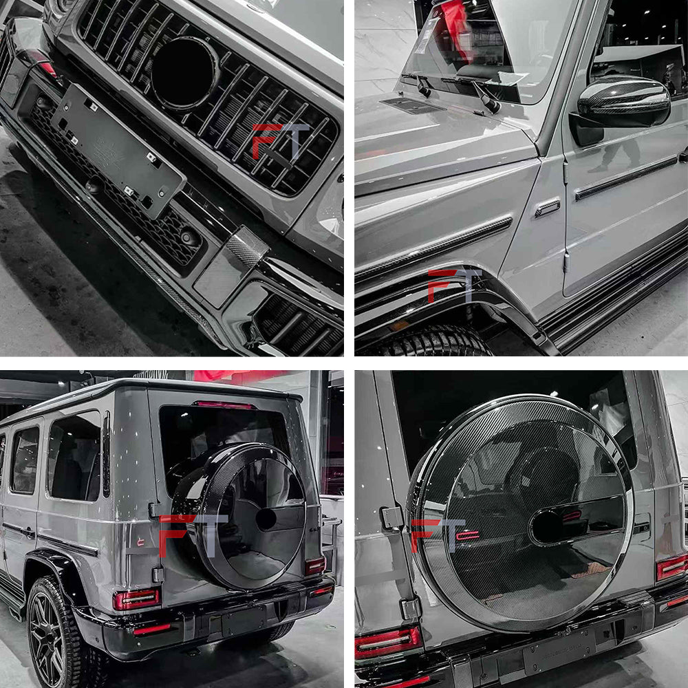 Dry carbon fiber exterior trim kits for Mercedes Benz G-Class W465 G63 AMG 2024+