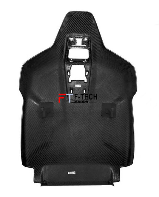 Authentic SOOQOO Dry Carbon Front Seatback Covers For BMW M5 G90 G98 2024+