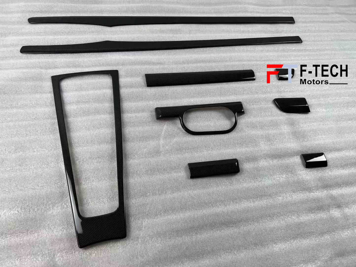 Dry Carbon Fiber Interior Trim Kit Covers for Porsche 718 Cayman Boxster 982 2016 - 2025