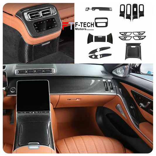 Dry Carbon Interior Trim Kit for Mercedes Benz S Class W223 AMG S450 S480 S500 S580 S63 AMG 2021+