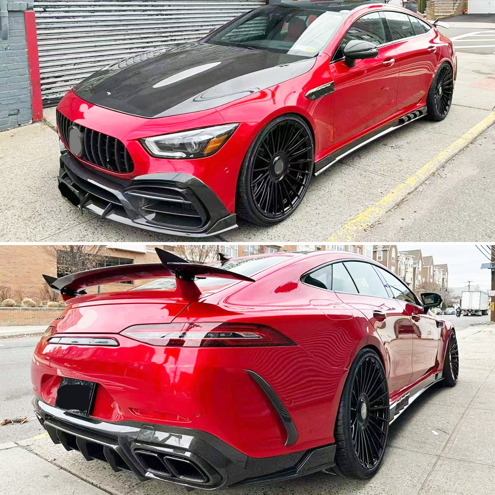 Dry Carbon Fiber Body Kit For Mercedes Benz AMG GT 63S X290 2019+ 4 Doors