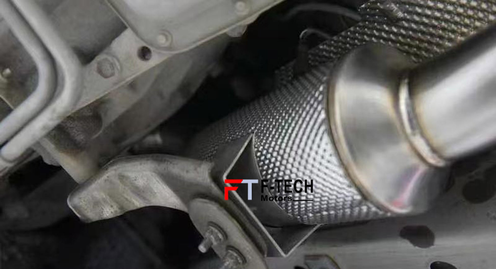 F Tech Motors Exhaust System Catback System for Ford Mustang 6 2014 - 2017 2.3L