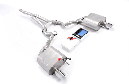 F Tech Motors Exhaust System Catback System for Ford Mustang 6 2014 - 2017 2.3L