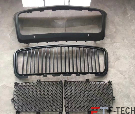Black Front Grille Lower Mesh for Bentley Flying Spur NO ACC 2020 - 2024