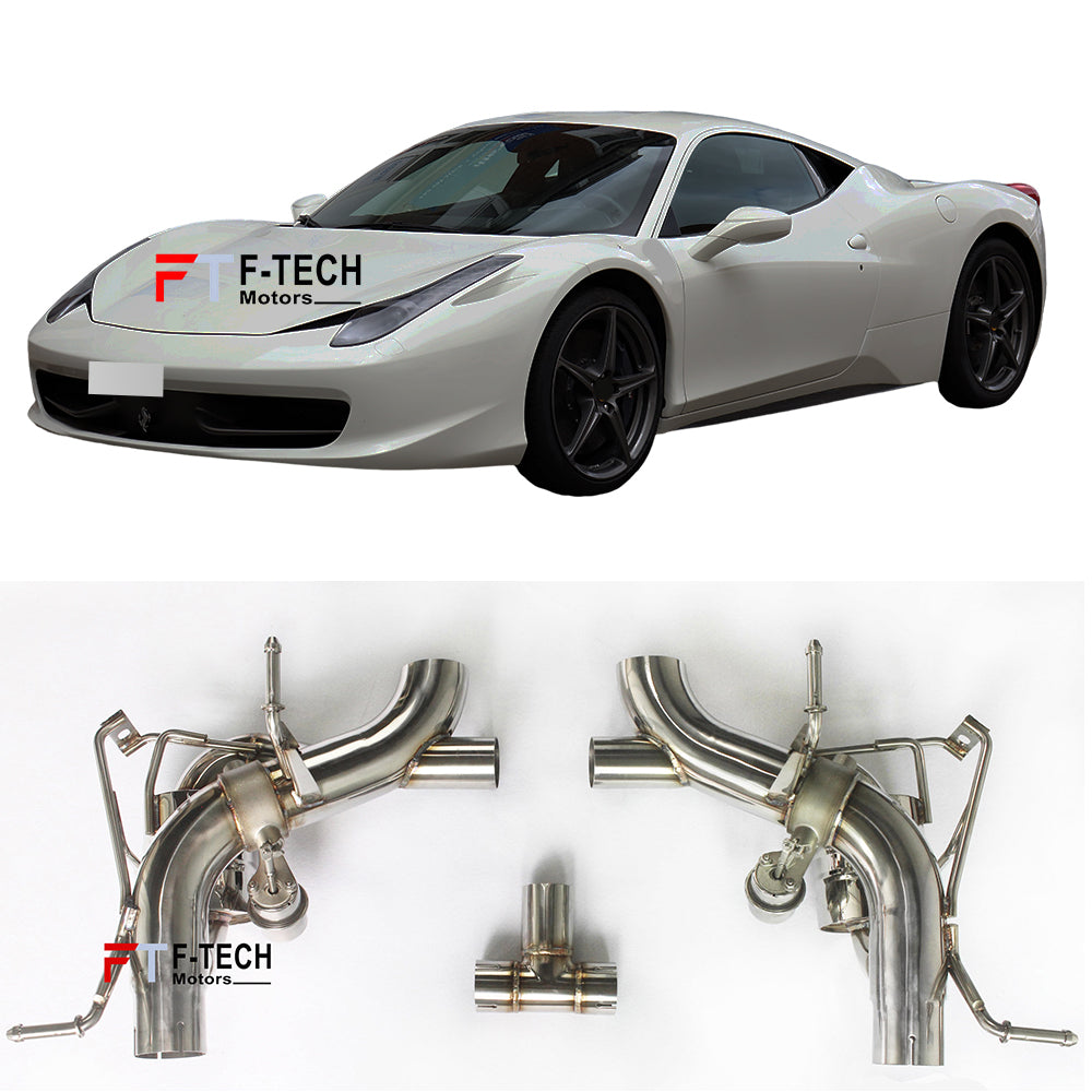 F Tech Motors Exhaust System Catback for Ferrari 458 2010 - 2015 4.5L