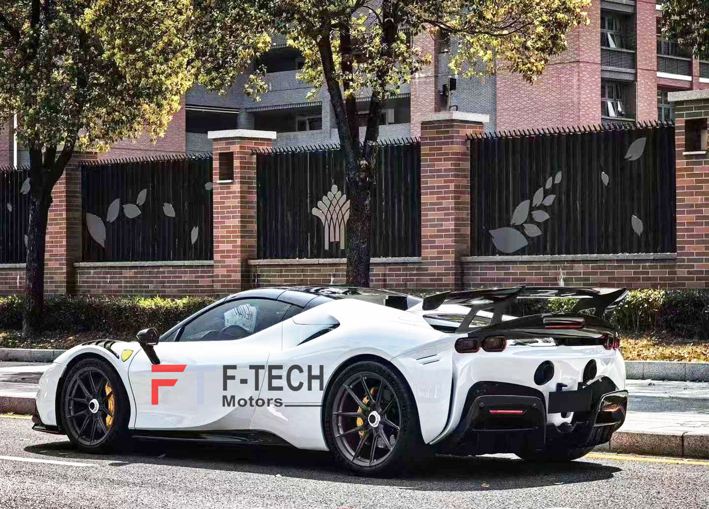 Carbon Fiber Rear Wing Spoiler for Ferrari SF90 Stradale 2019 - 2024