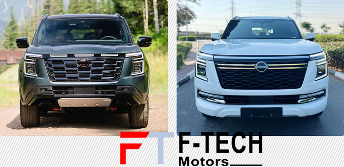 For Nissan Patrol 2025 Y63 XE SE Low To High Version Body Kit Front Bumper