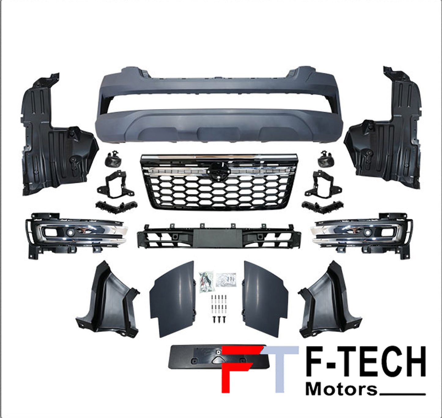 For Nissan Patrol 2025 Y63 XE SE Low To High Version Body Kit Front Bumper