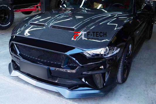 Carbon fiber hood bonnet for Ford Mustang 6 Gen S550 2018 - 2023