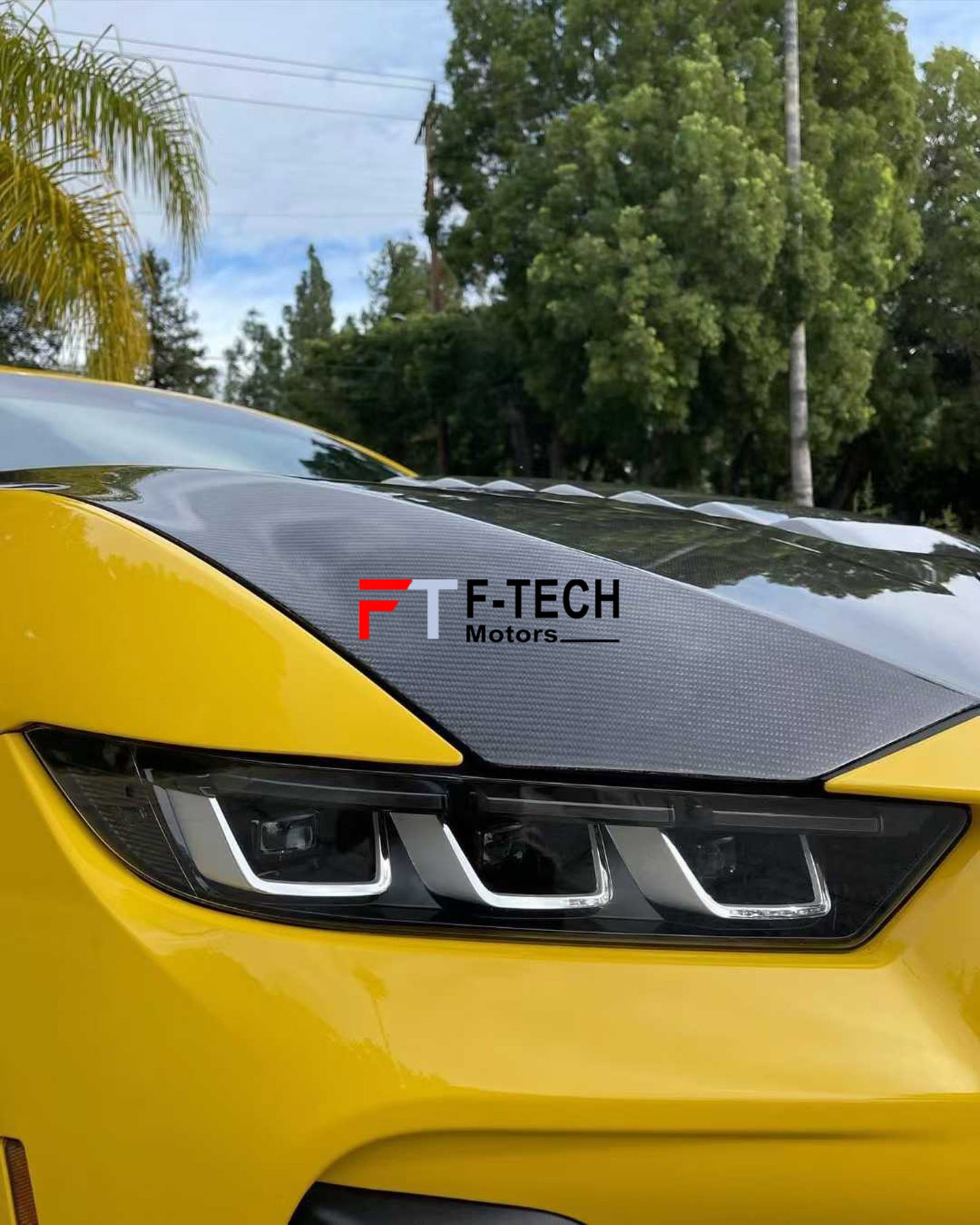 Carbon Fiber Hood Bonnet For Ford Mustang S650 2023+