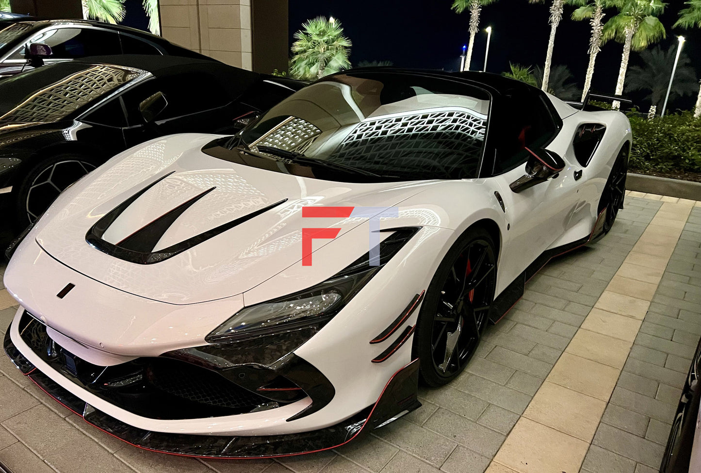 Forged carbon fiber aerodynamic body kit for Ferrari F8 2019-2023 MSY