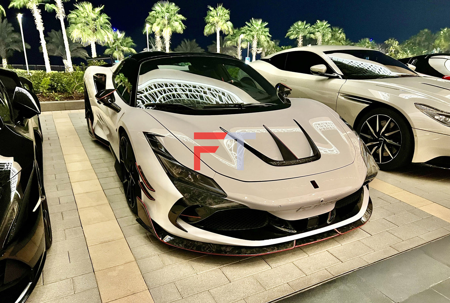 Forged carbon fiber aerodynamic body kit for Ferrari F8 2019-2023 MSY