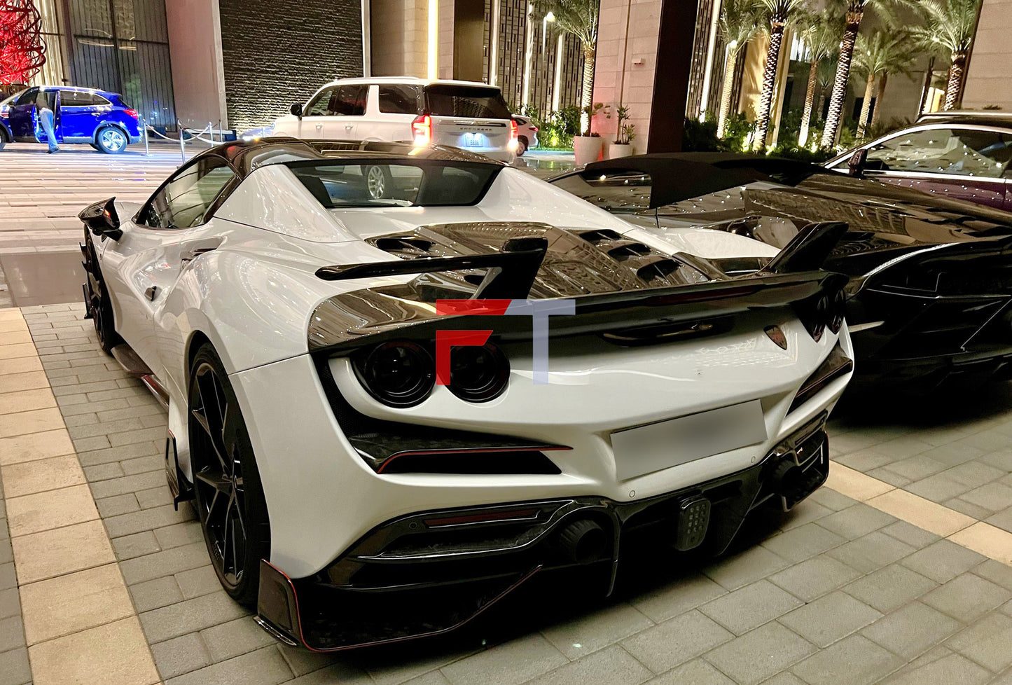 Forged carbon fiber aerodynamic body kit for Ferrari F8 2019-2023 MSY