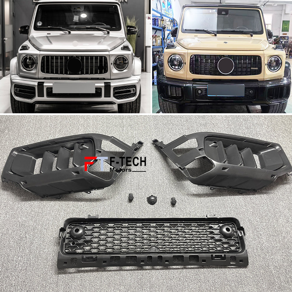 2025 G63 AMG W465 Style Front Bumper Inserts Vents For Mercedes Benz W464 G63 AMG 2019 - 2023