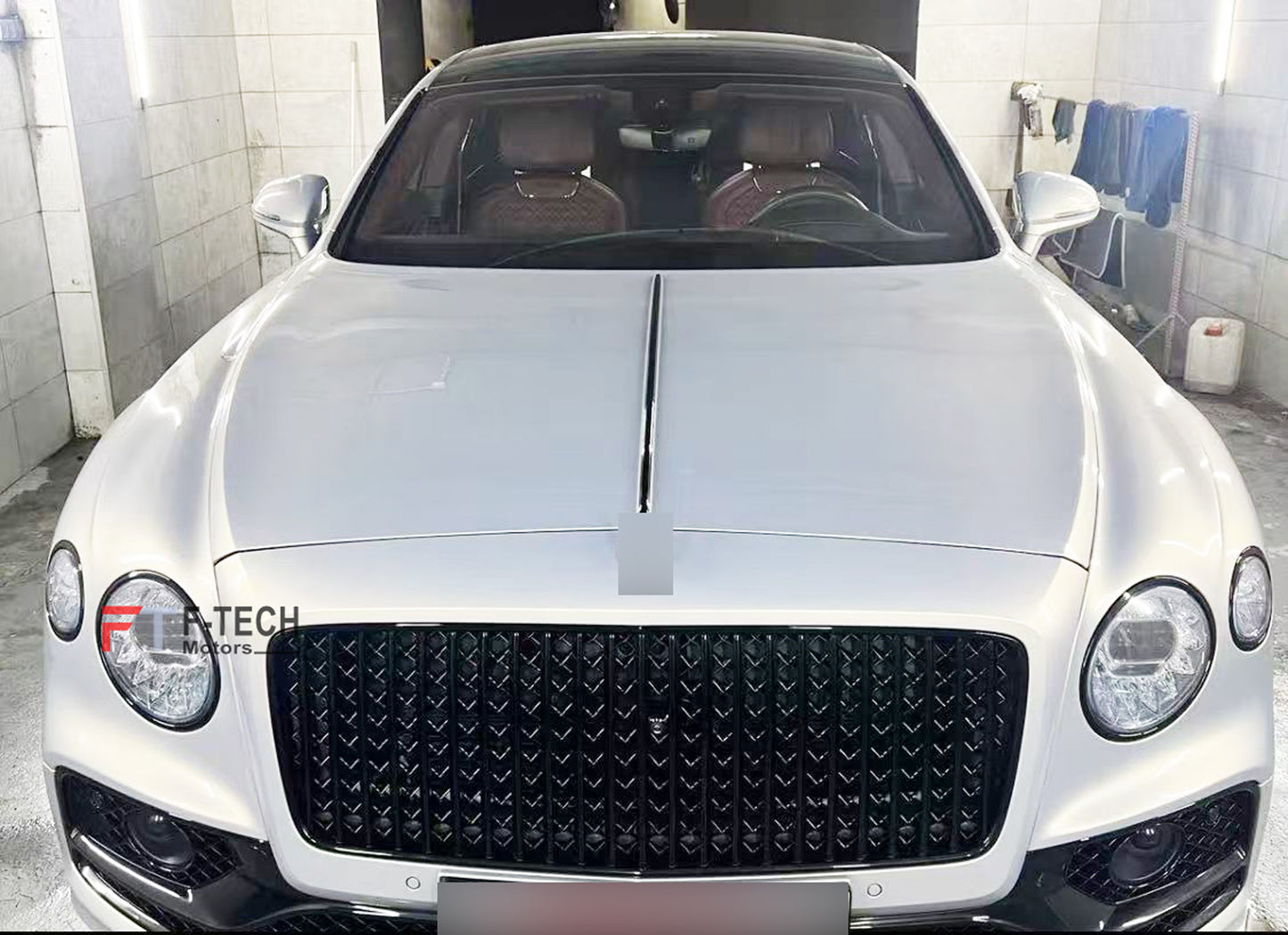 Black Front Grille Lower Mesh for Bentley Flying Spur ACC 2020 - 2024