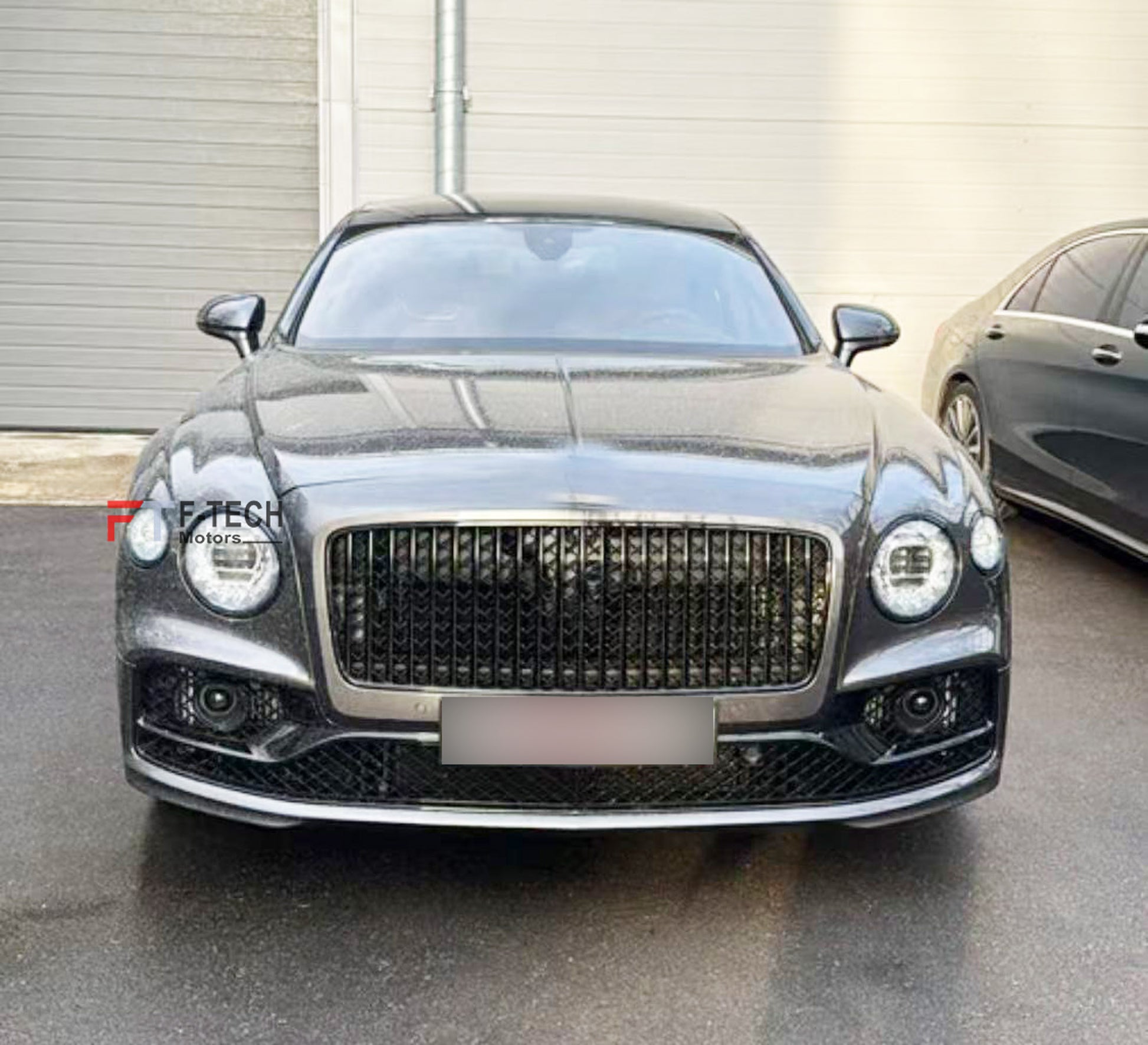Black Front Grille Lower Mesh for Bentley Flying Spur ACC 2020 - 2024