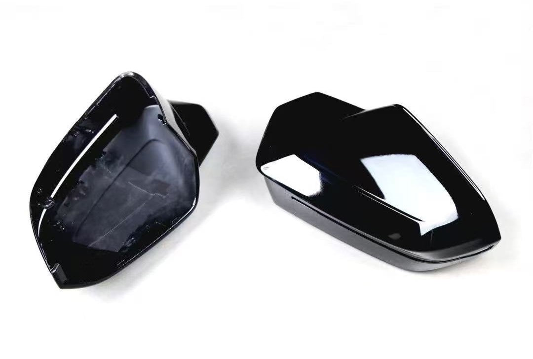 Gloss black side mirror housing covers for BMW 5 Series G60 G61 G68 2024+