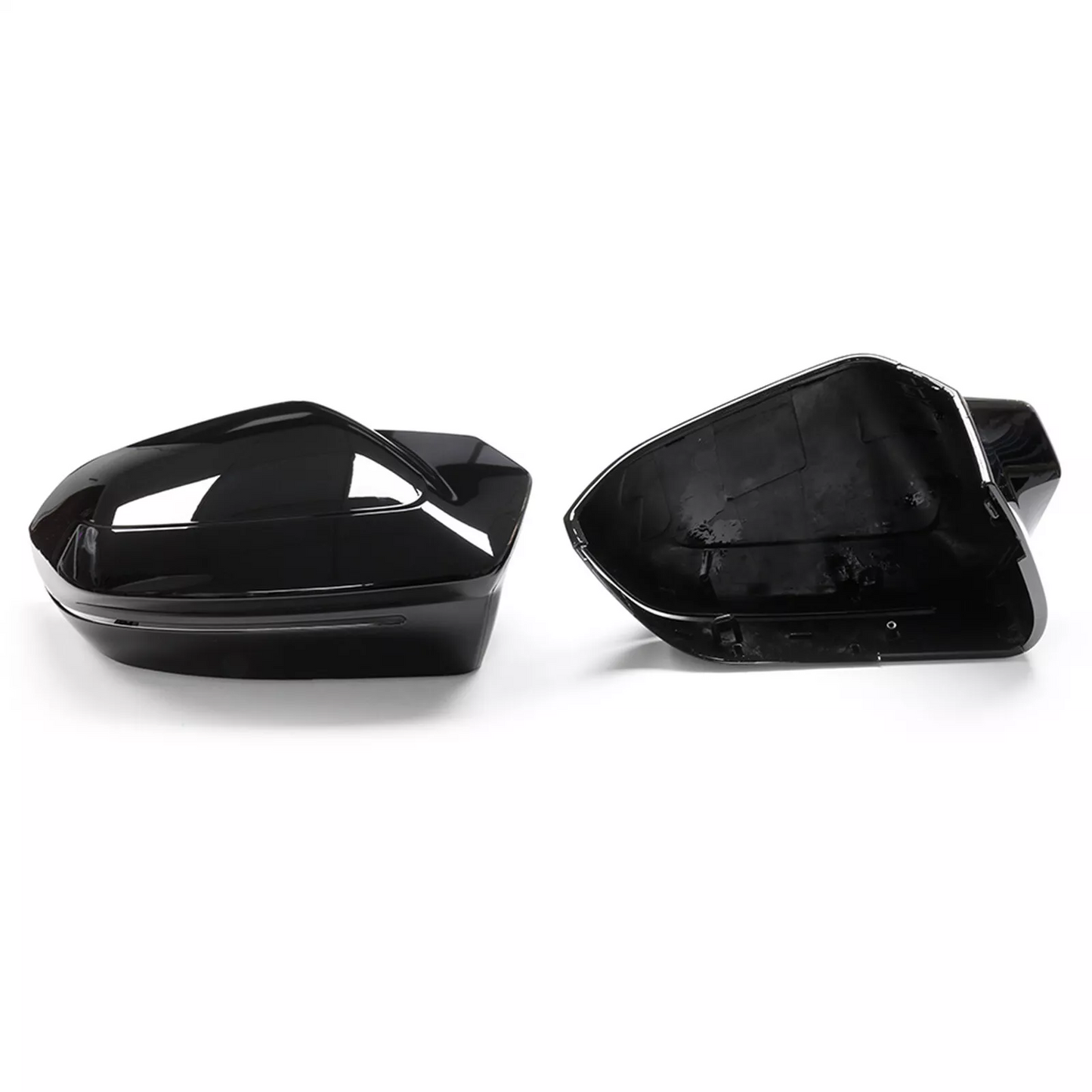 Gloss black side mirror housing covers for BMW 5 Series G60 G61 G68 2024+