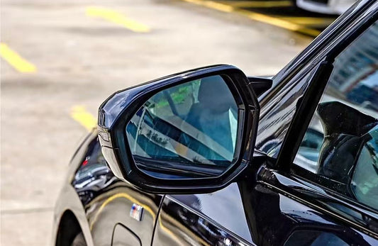 Gloss black side mirror housing covers for BMW 5 Series G60 G61 G68 2024+