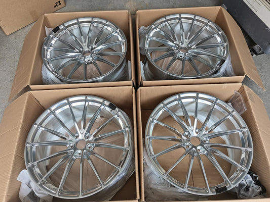 Monoblock Custom Forged Alloy Wheels For Mercedes Benz S Class Coupe W223 W222 W221 AMG S63 S65 P103 HRE