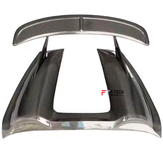 Dry Carbon Fiber Hump Style Trunk Deck Lid Spoiler for Porsche 718 Boxster 981 2013 - 2016