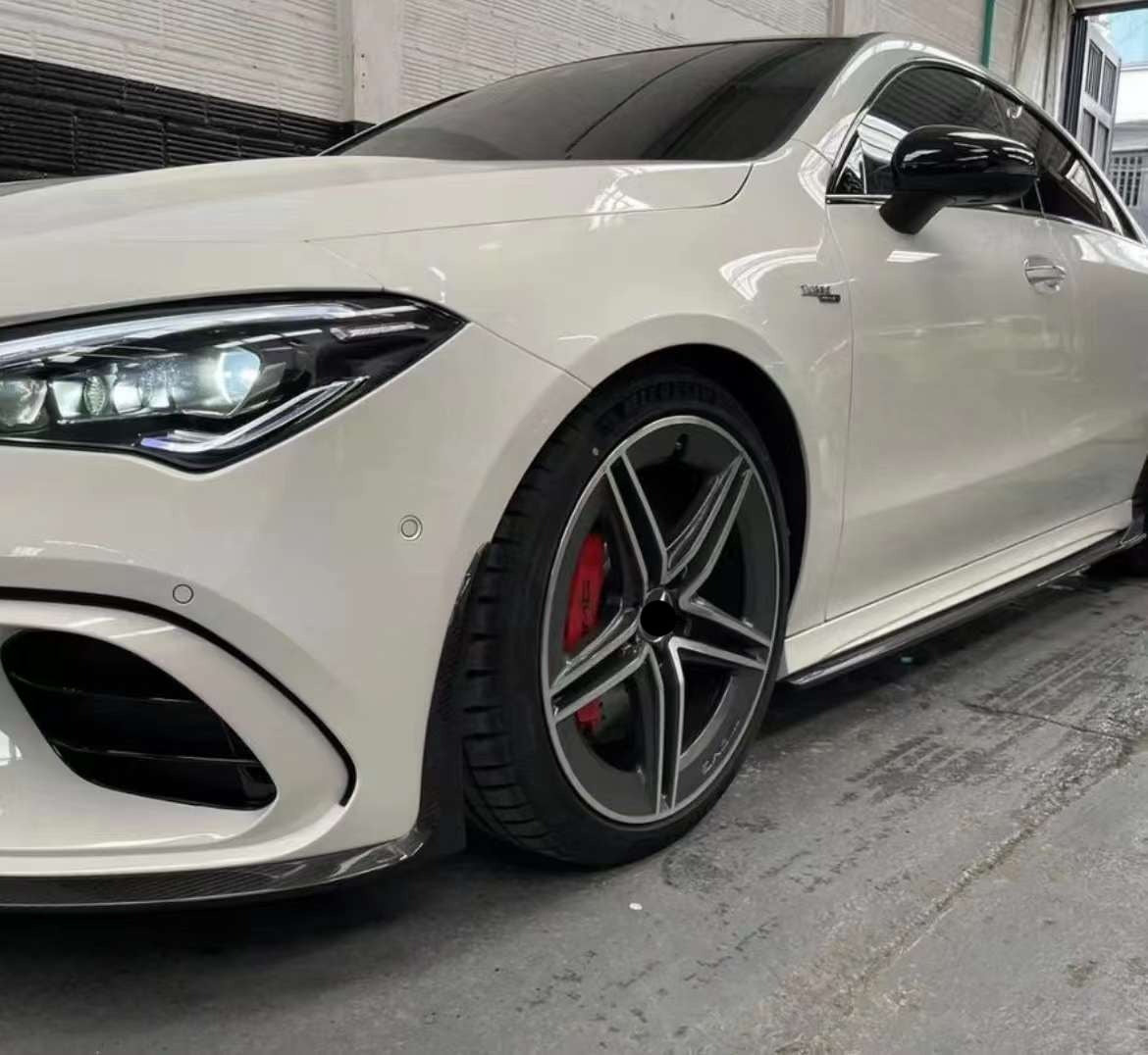 Aulena Dry Carbon Fiber Body Kit fit Mercedes Benz CLA C118 Hood | Front Lip | Side Skirts | Rear Lip | Spoiler