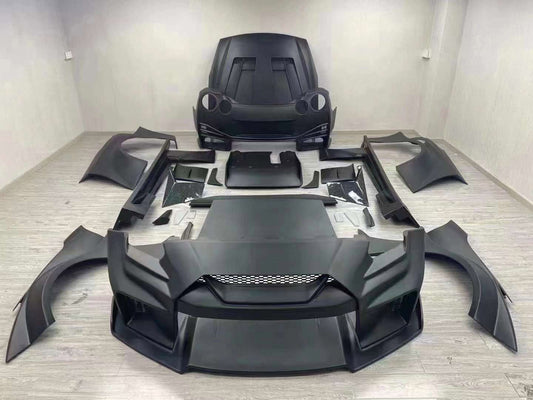 LB style body kit for Nissan GT-R 2016 Present liberty walk
