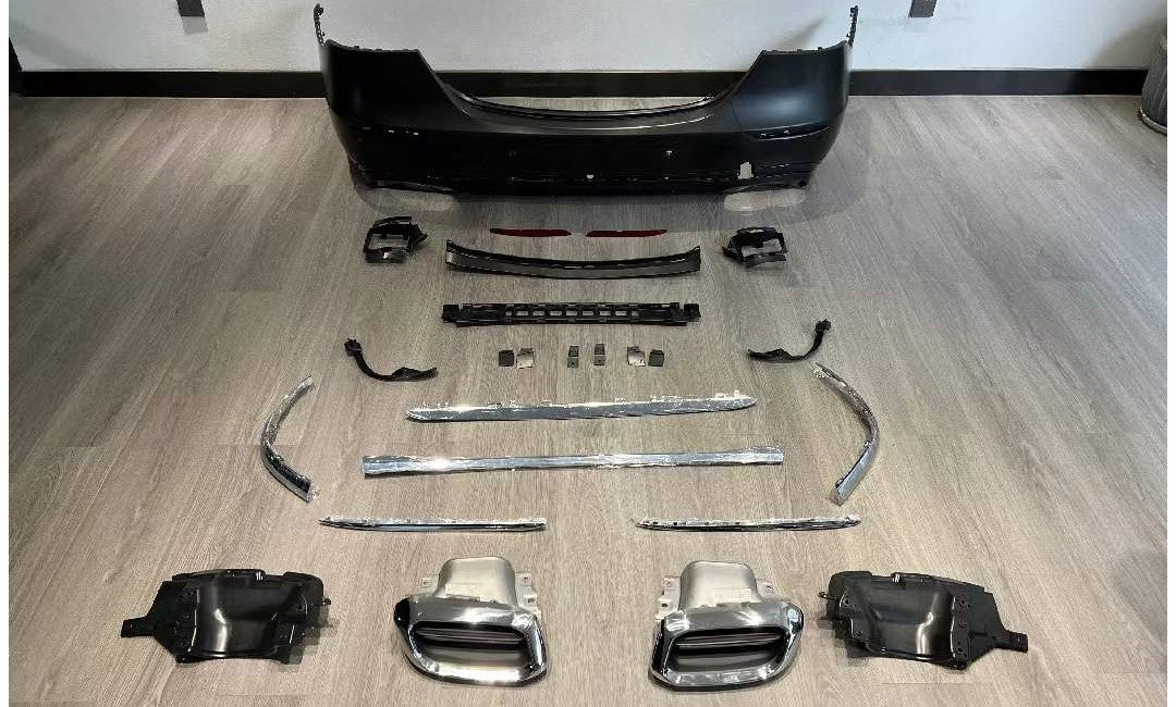 Maybach upgrade body kit  fit Mercedes Benz  E Class W213 2021-2023 Facelift Bumper | Grille | Exhaust Tips