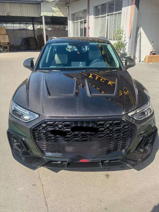 Dry carbon fiber hood bonnet kit fit Audi RS SQ5 2021UP MSY