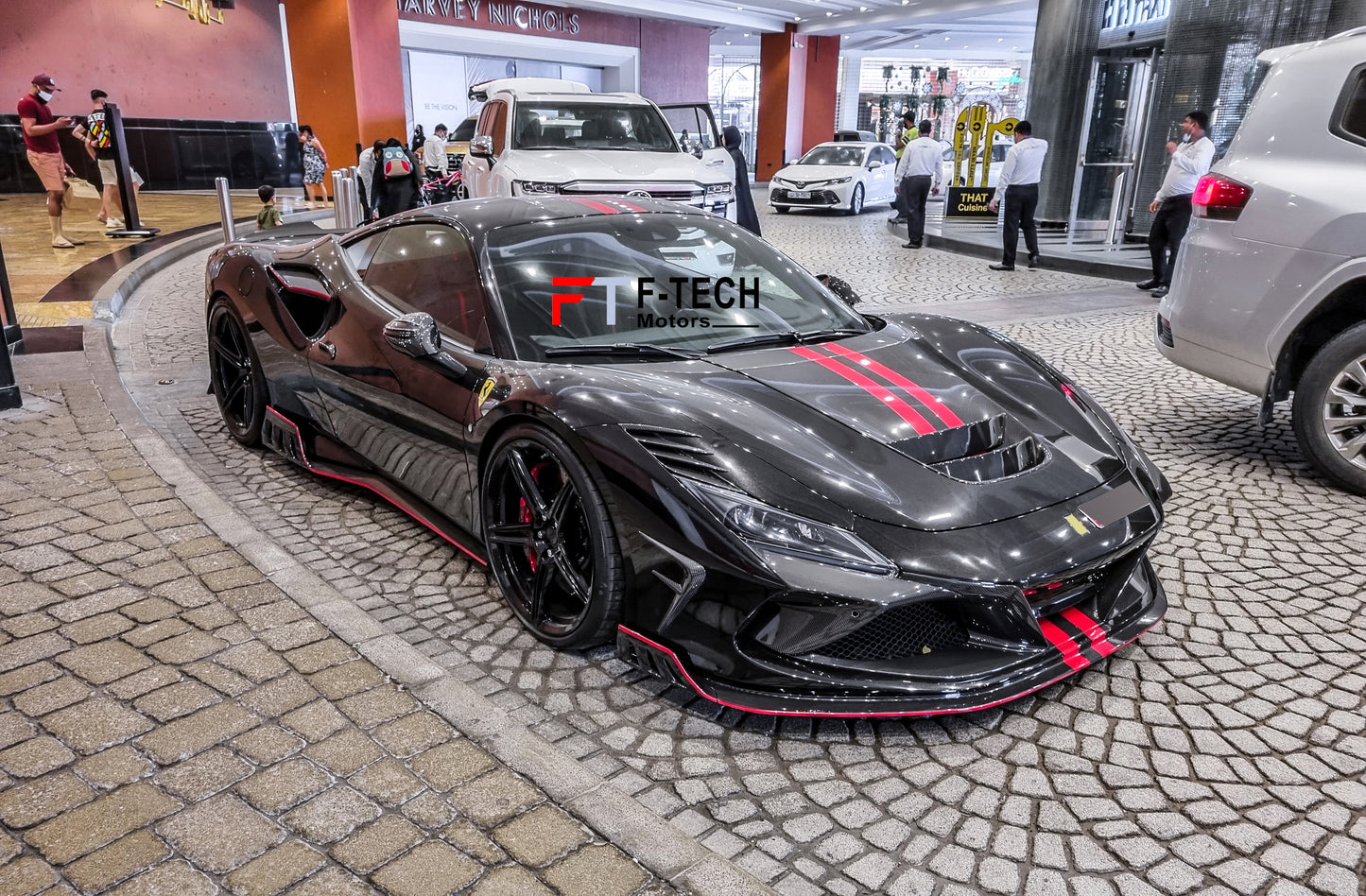 Dry Carbon Fiber Body Kit For Ferrari F8 2019 - 2023 Keyvani