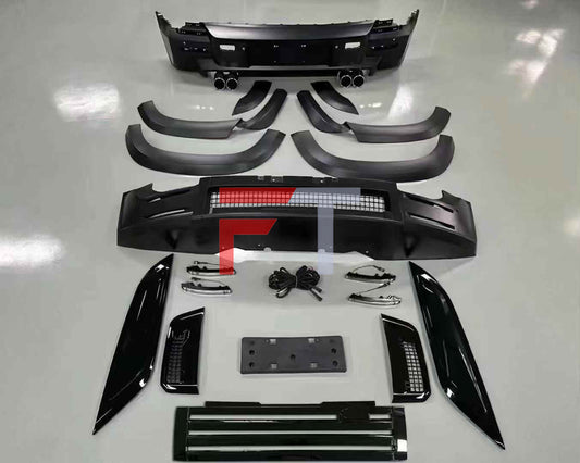 Wide body kit for Land Rover Defender L663 110 2020+ Front Lip Rear Diffuser Fender Flares LM-style