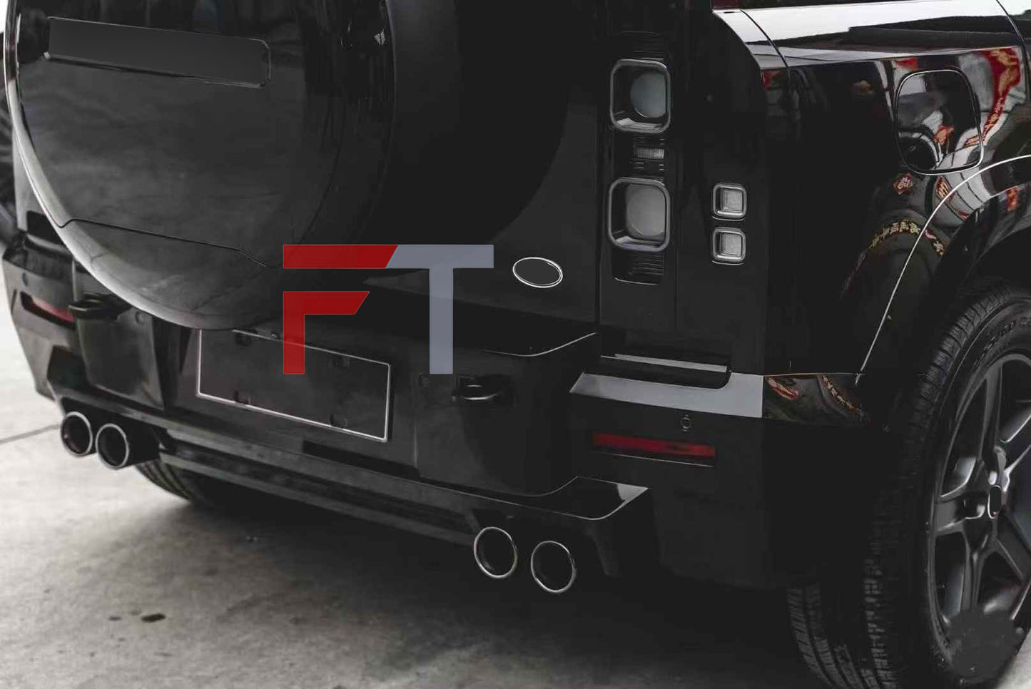 Wide body kit for Land Rover Defender L663 110 2020+ Front Lip Rear Diffuser Fender Flares LM-style