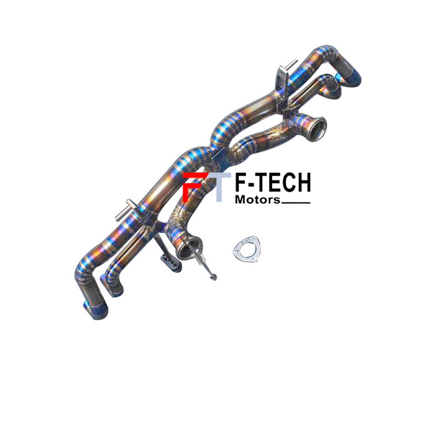 F Tech Motors X Pipe Titanium Catback Exhaust System for Lamborgini Huracan LP610 LP580 2014 - 2019