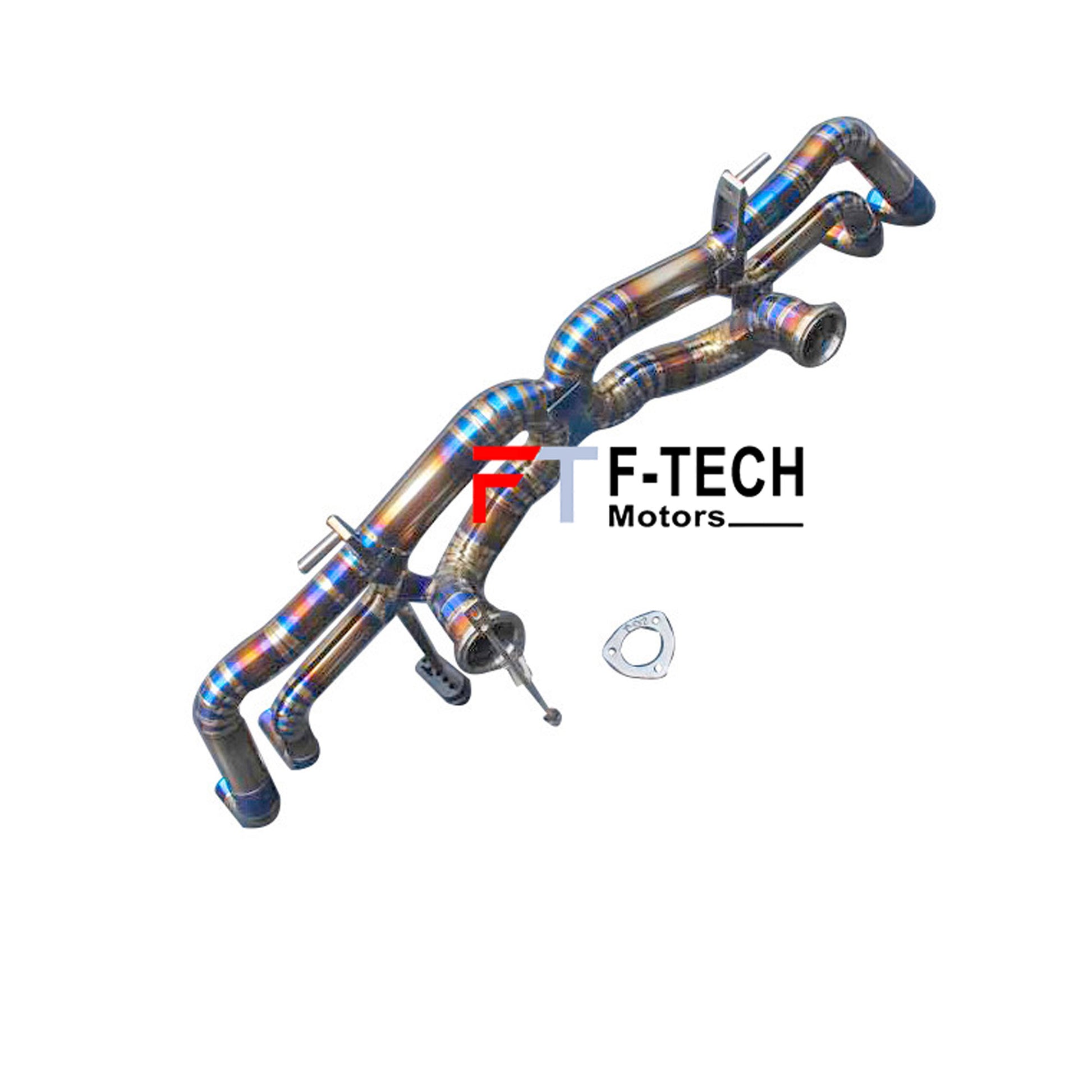 F Tech Motors X Pipe Titanium Catback Exhaust System for Lamborgini Huracan LP610 LP580 2014 - 2019
