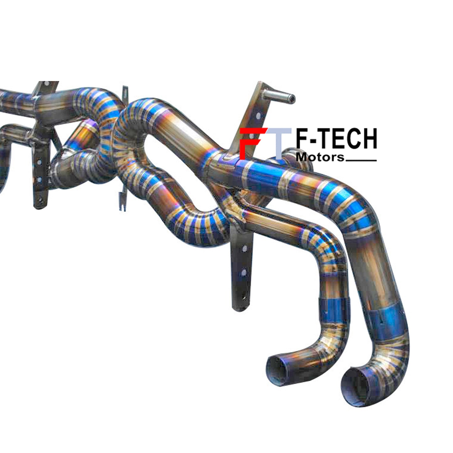 F Tech Motors X Pipe Titanium Catback Exhaust System for Lamborgini Huracan LP610 LP580 2014 - 2019