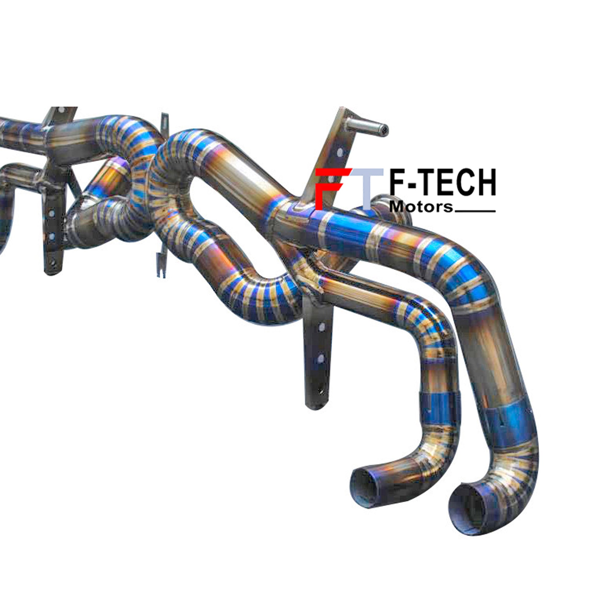 F Tech Motors X Pipe Titanium Catback Exhaust System for Lamborgini Huracan LP610 LP580 2014 - 2019
