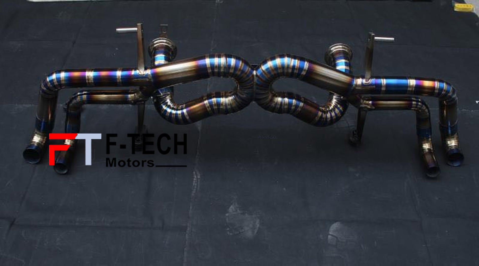 F Tech Motors X Pipe Titanium Catback Exhaust System for Lamborgini Huracan LP610 LP580 2014 - 2019