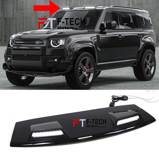 Black LED Roof Light Bar For Land Rover Defender L663 90 110 130 2020+