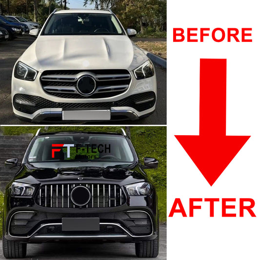 GLE 63 AMG Style Body Kit For Mercedes Benz GLE V167 2019 - 2023
