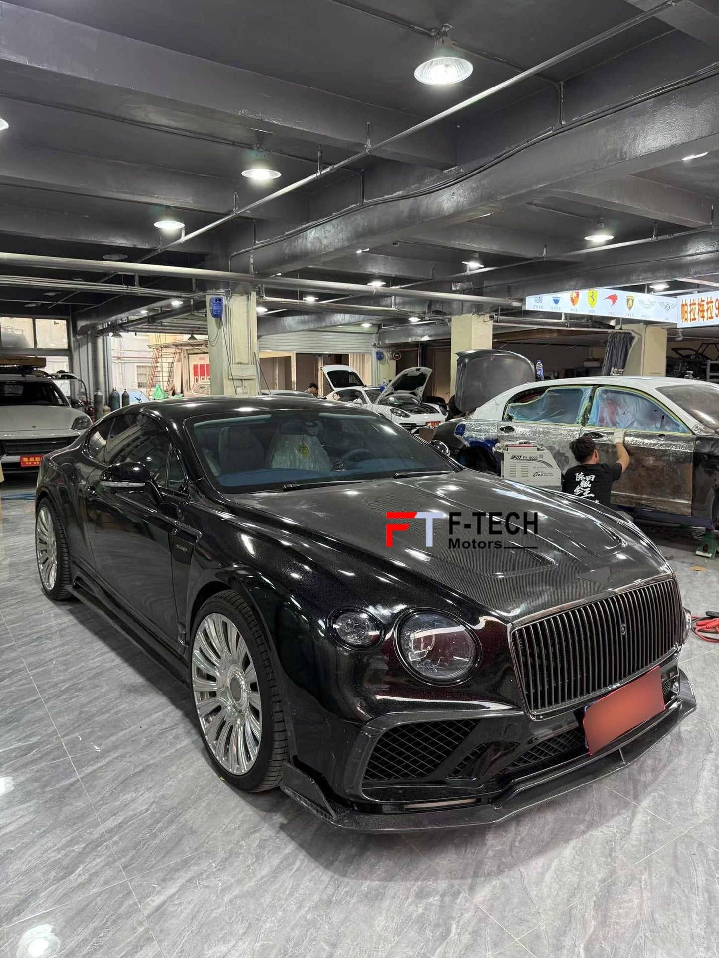 Dry Carbon Fiber Body Kit For Bentley Continental GT GTC 2017 - 2023