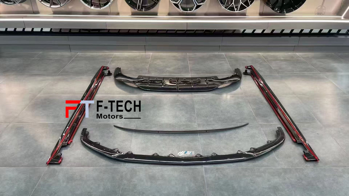 Dry Carbon Fiber Aero Kit For Bentley Flying Spur 2019 - 2024 Mansory