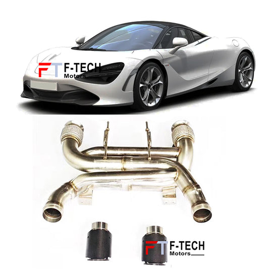 F Tech Motors Catback Exhaust System for McLaren 720S 2017 - 2023 4L