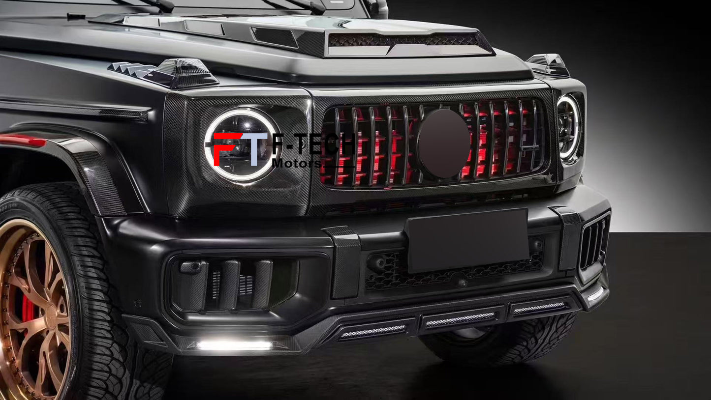 Dry carbon fiber exterior trim kit for Mercedes Benz G Class W465 G63 AMG 2024+