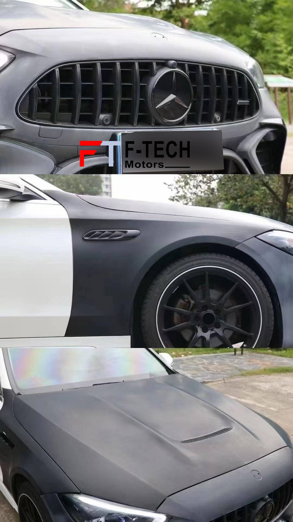 C63S AMG Upgrade Body Kit For Mercedes Benz C Class W205 2015 - 2021