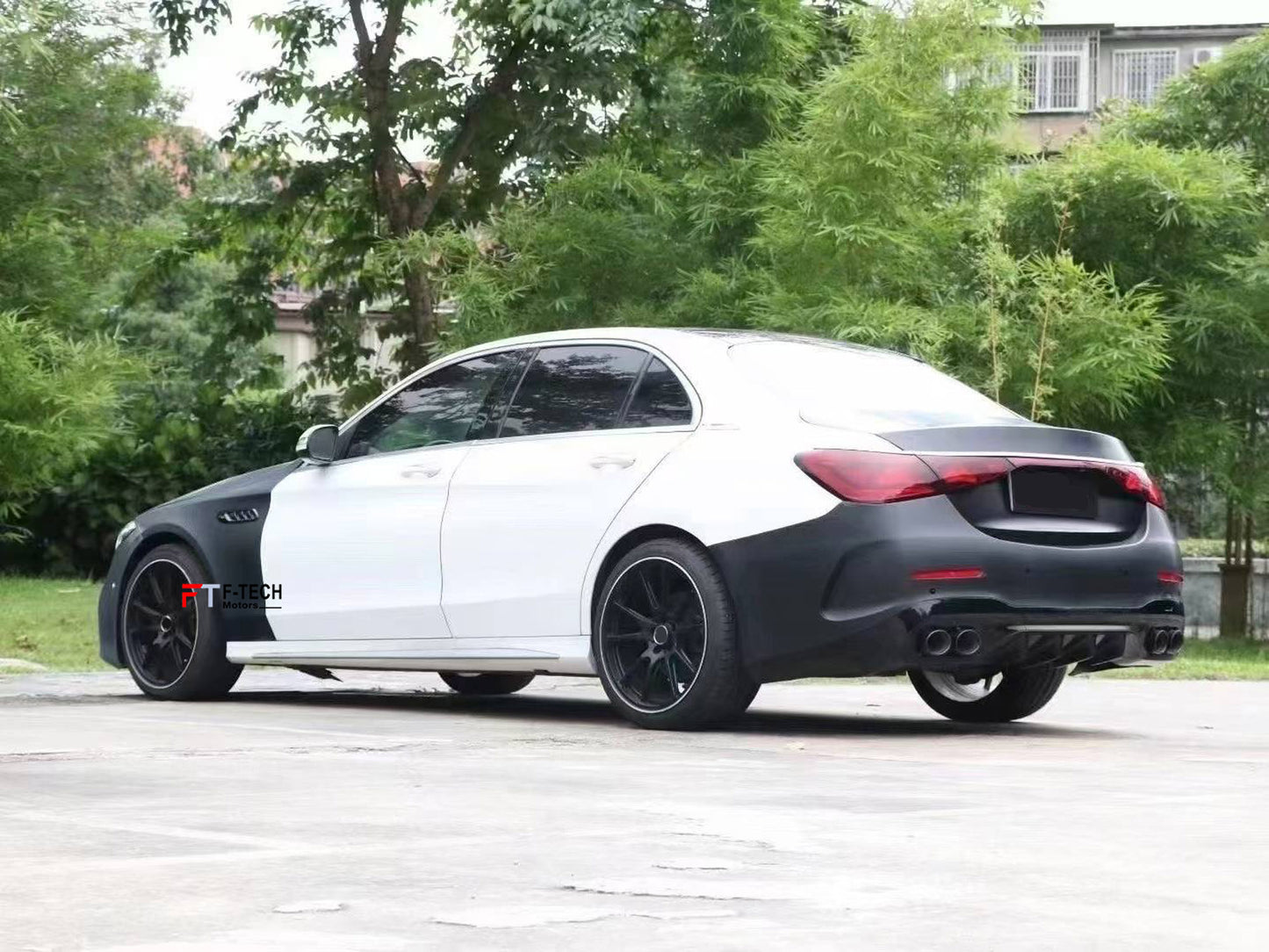 C63S AMG Upgrade Body Kit For Mercedes Benz C Class W205 2015 - 2021